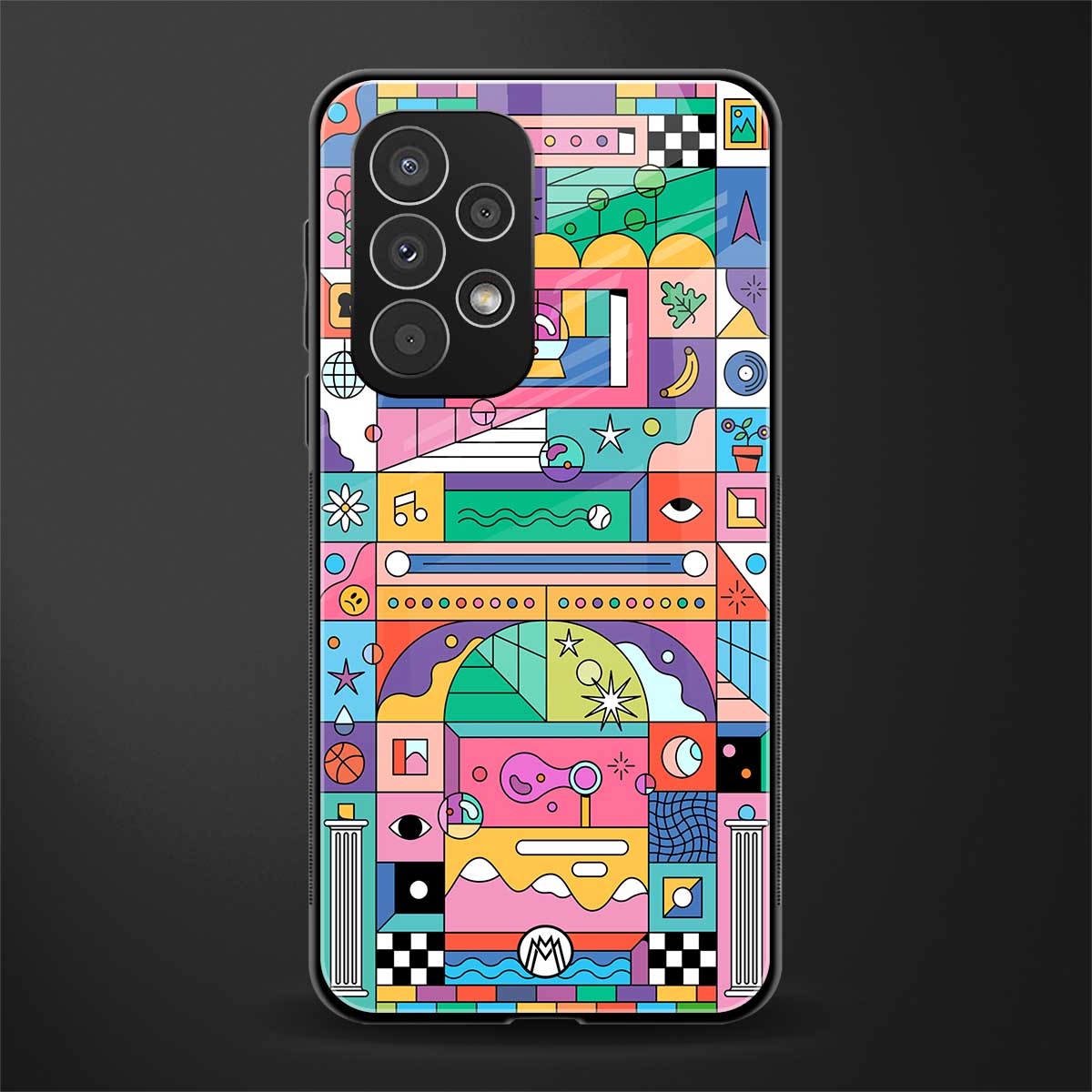 jamie's illustration back phone cover | glass case for samsung galaxy a23