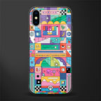 jamie's illustration glass case for iphone xs image