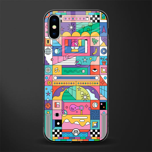 jamie's illustration glass case for iphone xs image