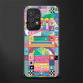 jamie's illustration back phone cover | glass case for samsung galaxy a73 5g