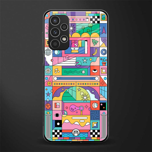jamie's illustration back phone cover | glass case for samsung galaxy a13 4g