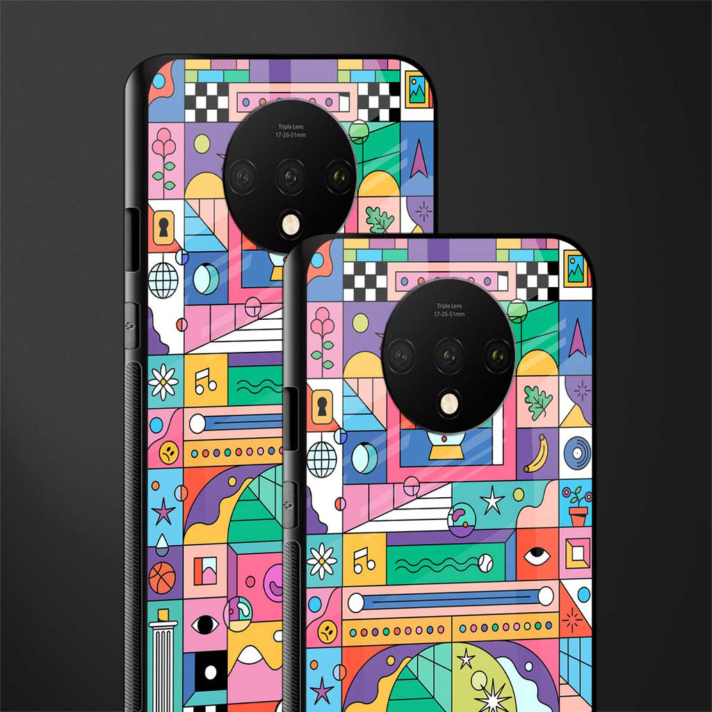 jamie's illustration glass case for oneplus 7t image-2