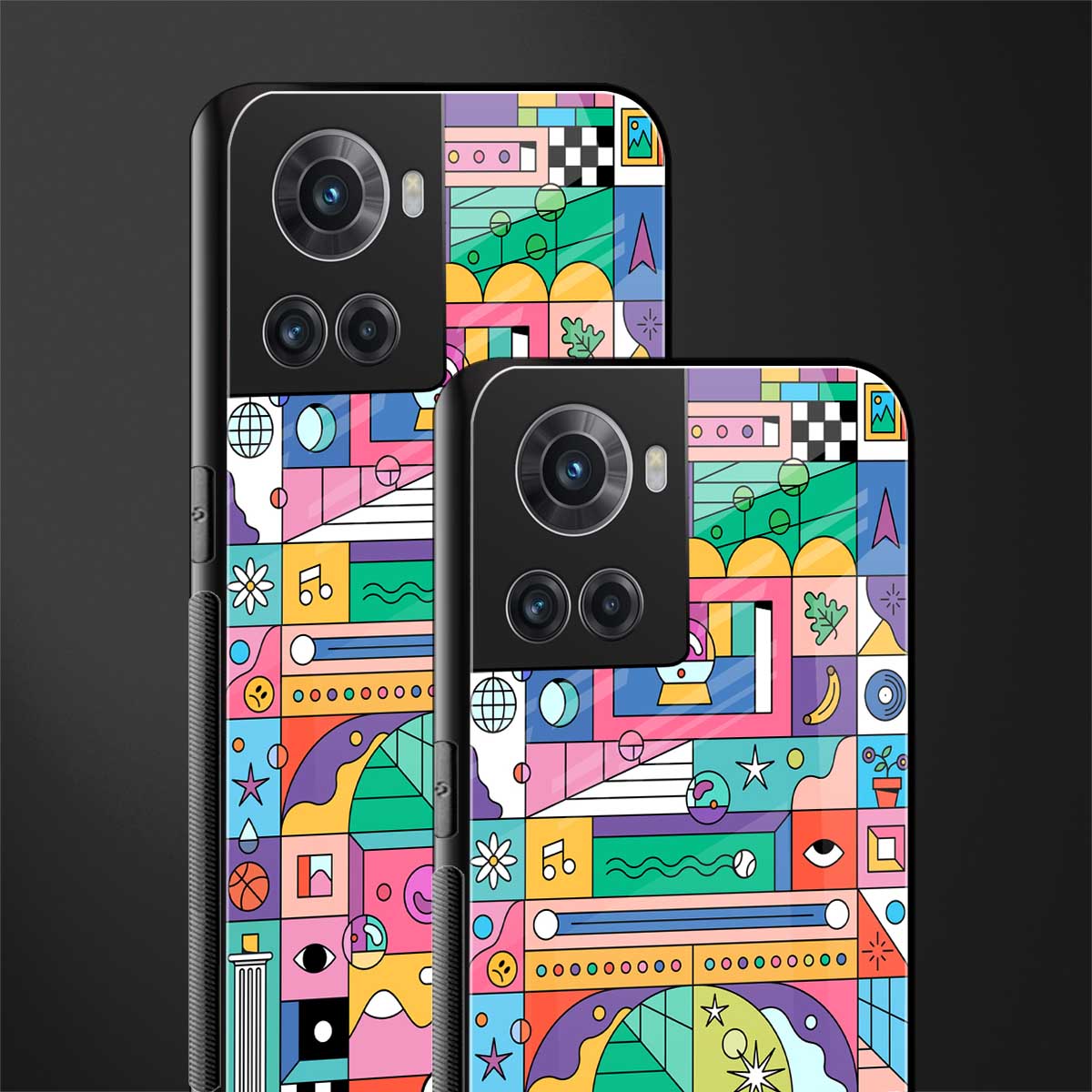 jamie's illustration back phone cover | glass case for oneplus 10r 5g