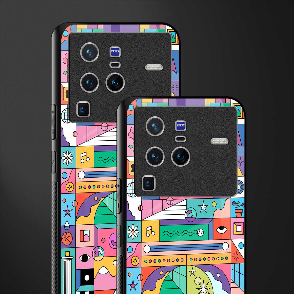 jamie's illustration glass case for vivo x80 pro 5g image-2