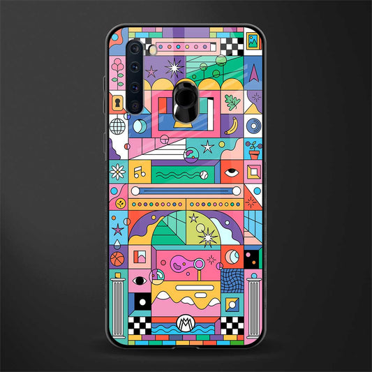 jamie's illustration glass case for samsung a21 image