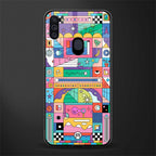 jamie's illustration glass case for samsung a11 image