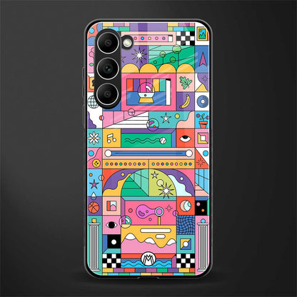jamie's illustration glass case for phone case | glass case for samsung galaxy s23 plus