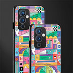 jamie's illustration back phone cover | glass case for oneplus 9