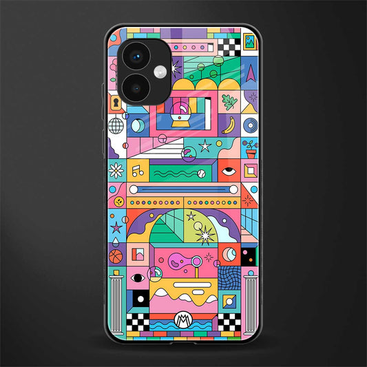 jamie's illustration back phone cover | glass case for samsung galaxy a04