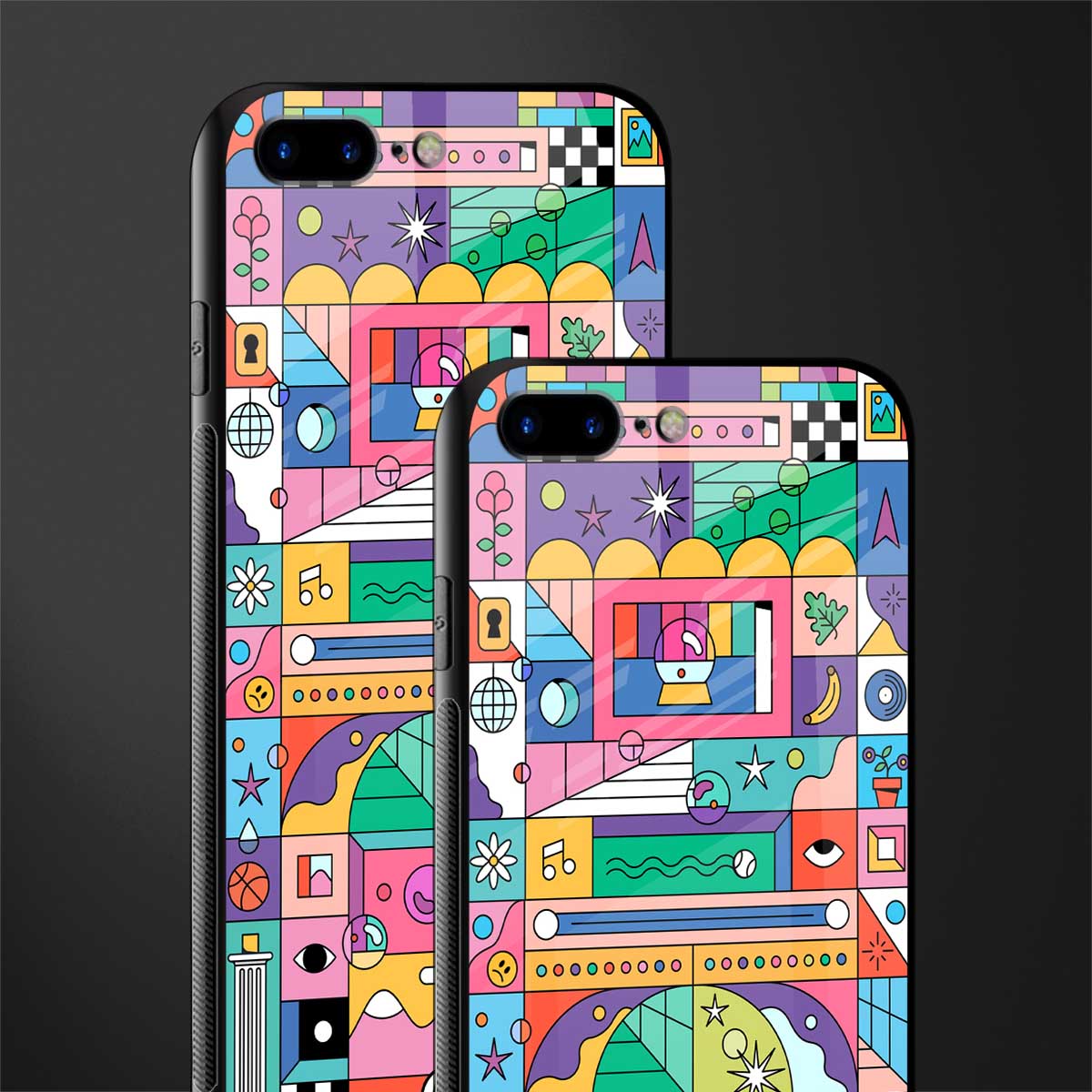 jamie's illustration glass case for iphone 8 plus image-2