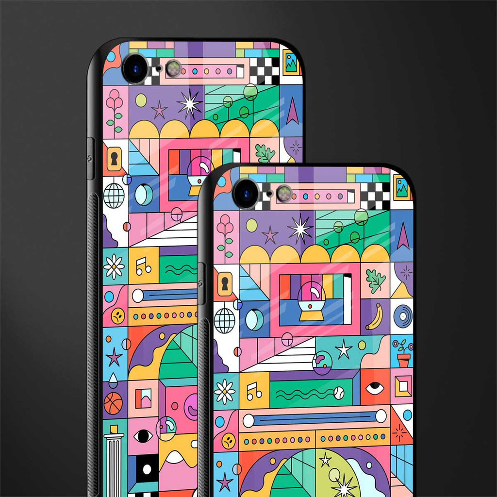 jamie's illustration glass case for iphone 7 image-2
