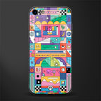 jamie's illustration glass case for iphone se 2020 image