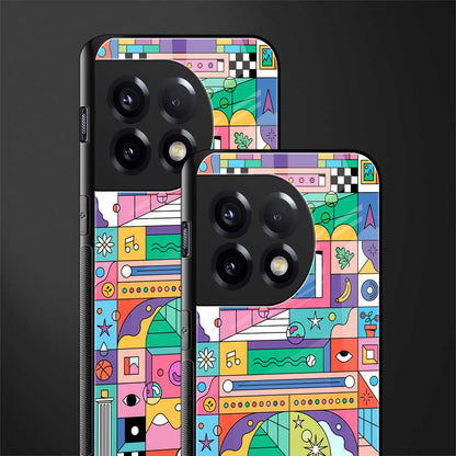 jamie's illustration back phone cover | glass case for oneplus 11r