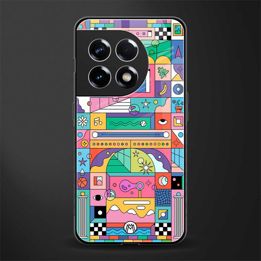 jamie's illustration back phone cover | glass case for oneplus 11r