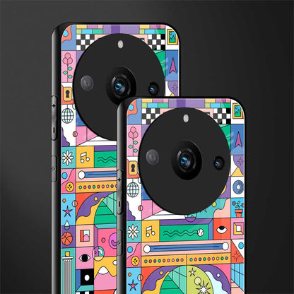 jamie's illustration back phone cover | glass case for realme 11 pro 5g