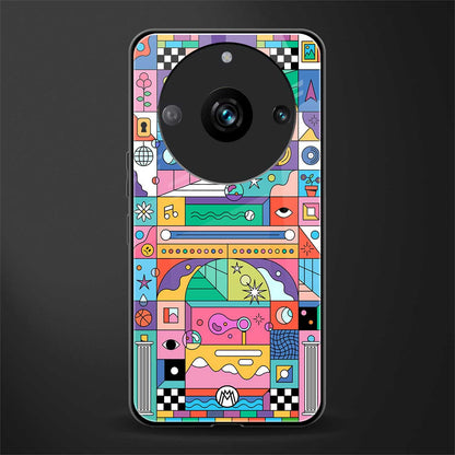 jamie's illustration back phone cover | glass case for realme 11 pro 5g