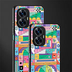 jamie's illustration back phone cover | glass case for realme c55