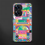 jamie's illustration back phone cover | glass case for realme c55