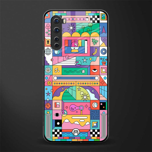jamie's illustration glass case for oneplus nord ac2001 image
