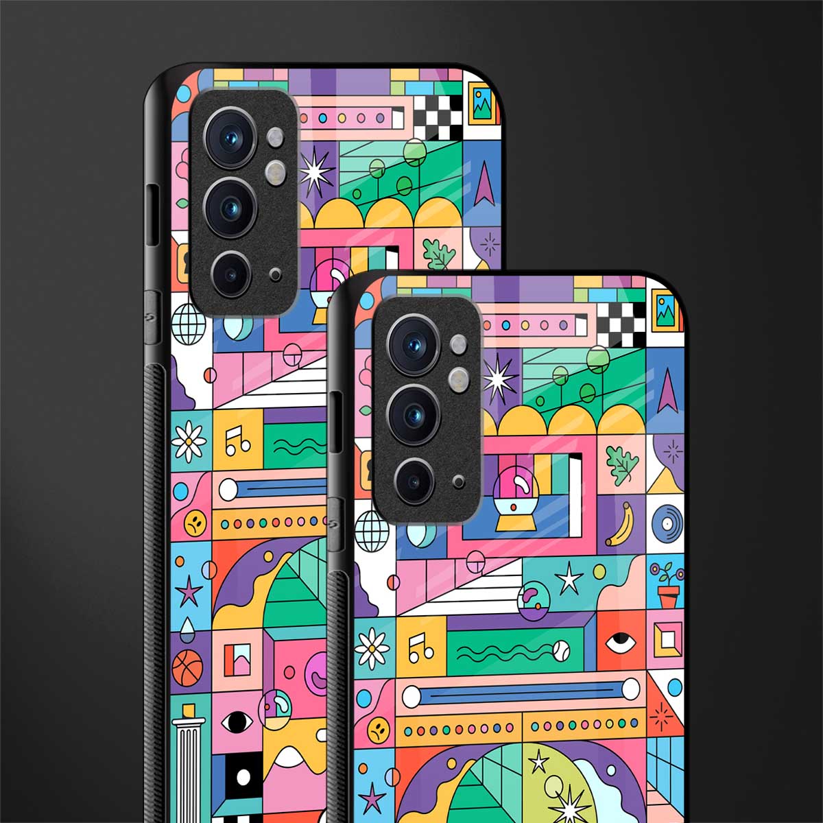 jamie's illustration glass case for oneplus 9rt image-2