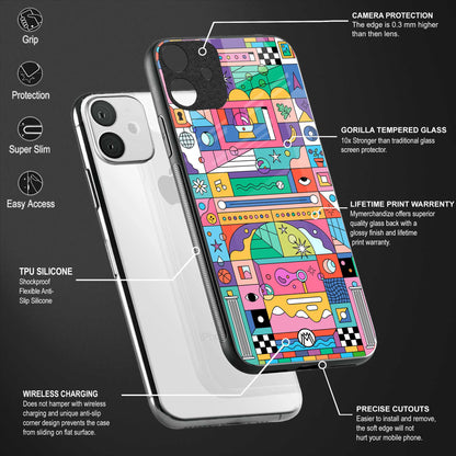 jamie's illustration back phone cover | glass case for google pixel 7