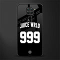 juice wrld 999 glass case for redmi note 9 image