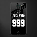 juice wrld 999 glass case for redmi note 9 image