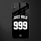 juice wrld 999 glass case for redmi 9a image