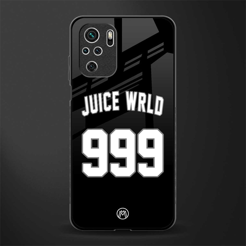 juice wrld 999 glass case for redmi note 10 image