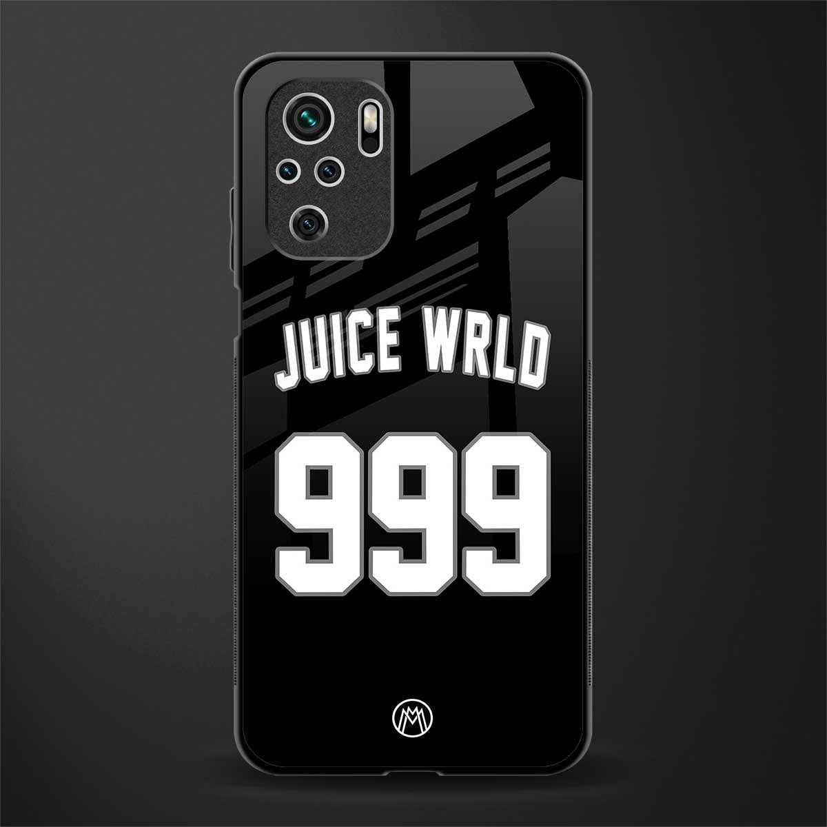juice wrld 999 glass case for redmi note 10 image