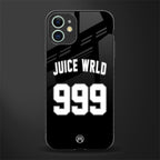 juice wrld 999 glass case for iphone 12 mini image
