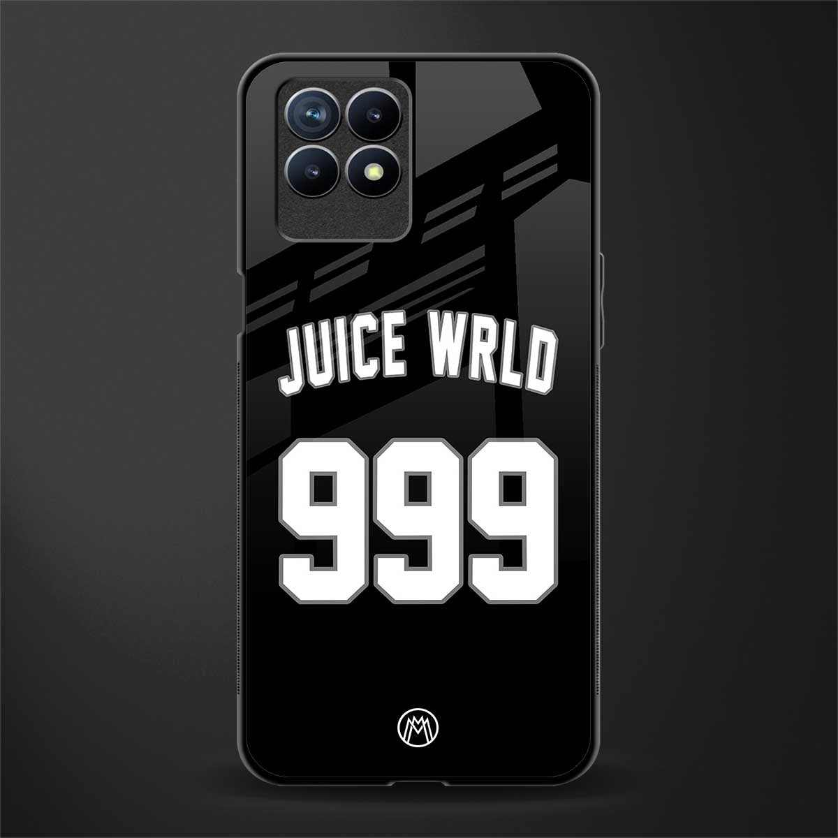 juice wrld 999 glass case for realme 8i image