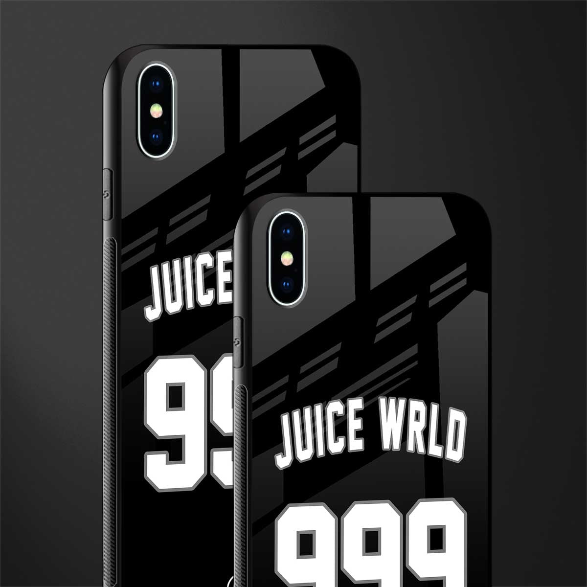 juice wrld 999 glass case for iphone xs max image-2