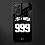 juice wrld 999 back phone cover | glass case for redmi note 11 pro plus 4g/5g