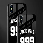 juice wrld 999 glass case for iphone xs image-2