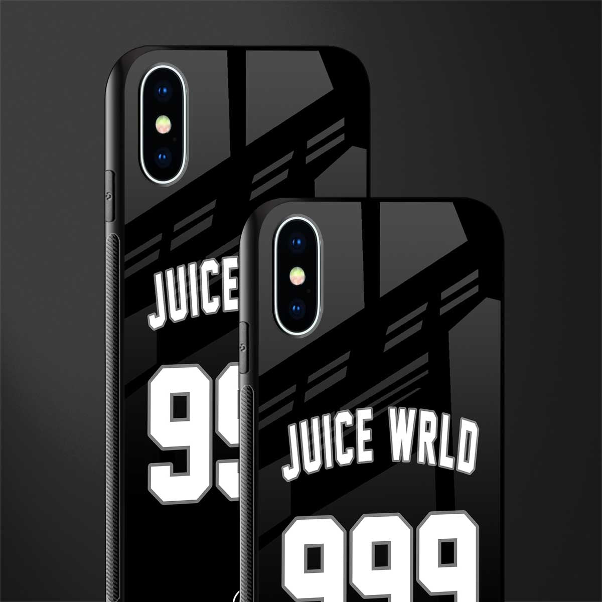 juice wrld 999 glass case for iphone xs image-2