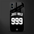 juice wrld 999 glass case for iphone xs image