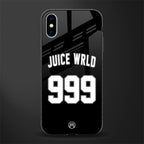 juice wrld 999 glass case for iphone xs image