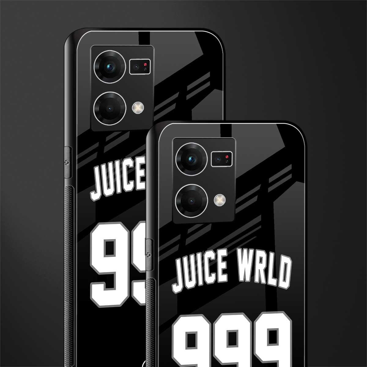 juice wrld 999 back phone cover | glass case for oppo f21 pro 4g