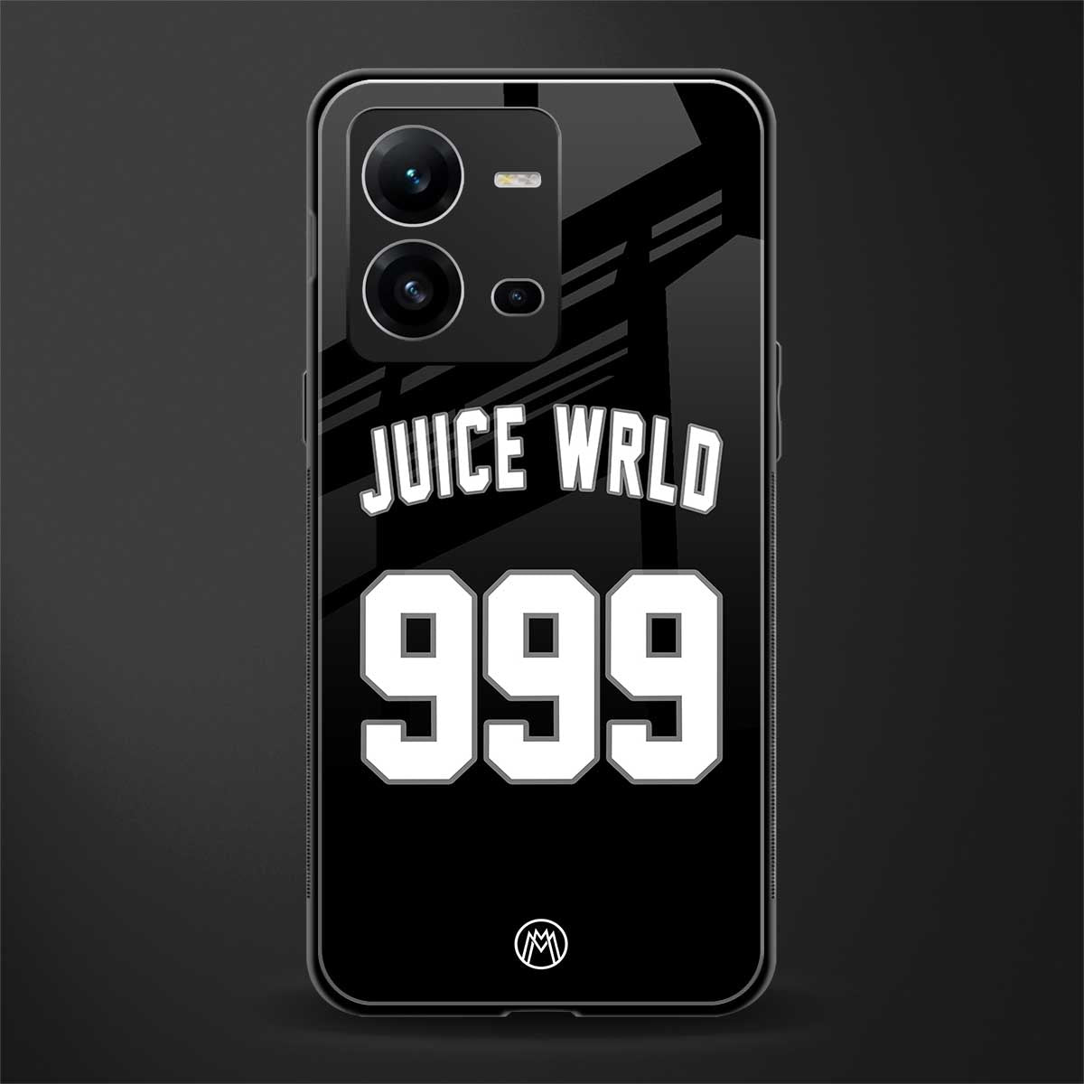 juice wrld 999 back phone cover | glass case for vivo v25-5g