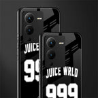 juice wrld 999 back phone cover | glass case for vivo v25 pro 5g