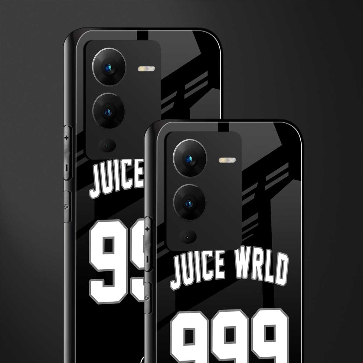 juice wrld 999 back phone cover | glass case for vivo v25 pro 5g