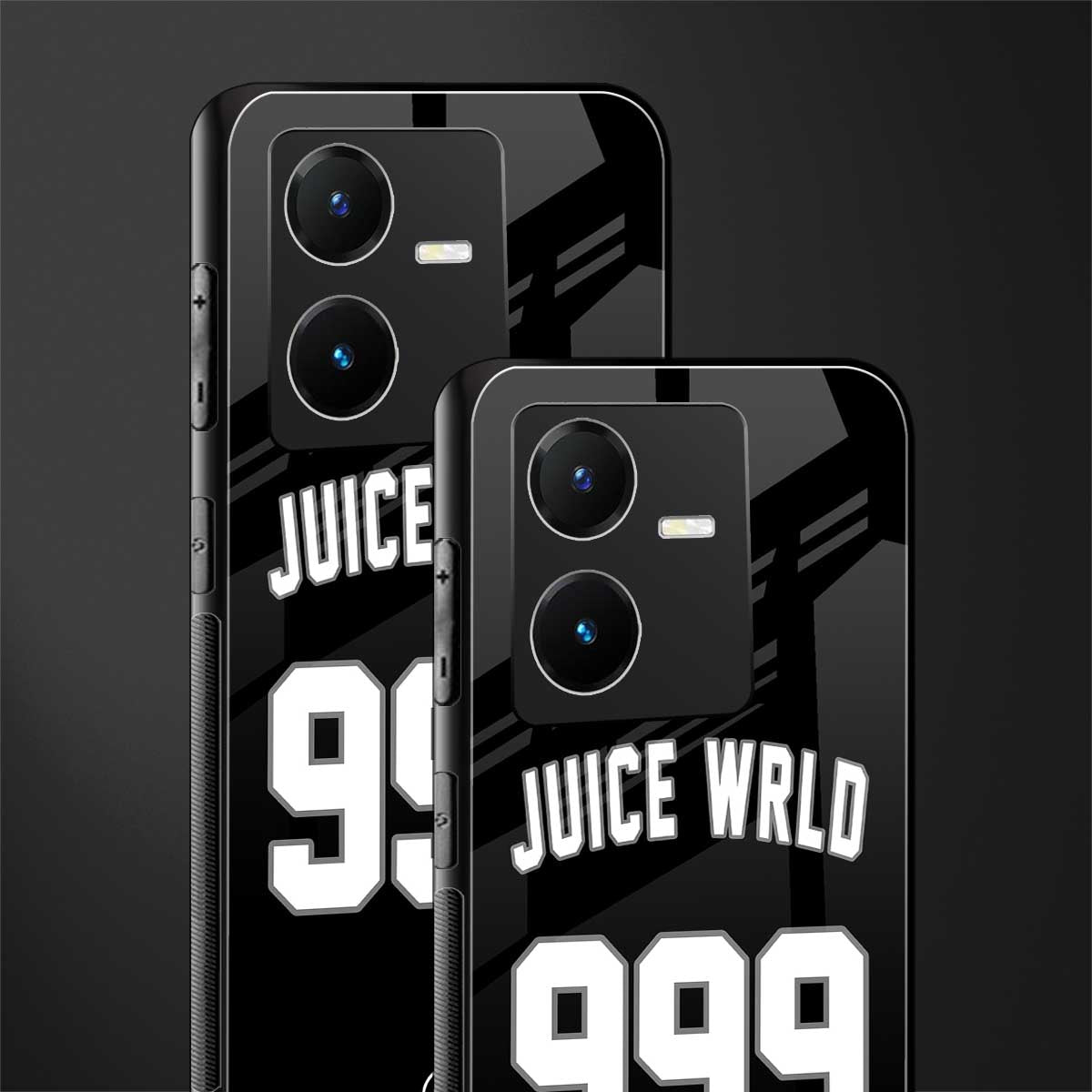 juice wrld 999 back phone cover | glass case for vivo y22