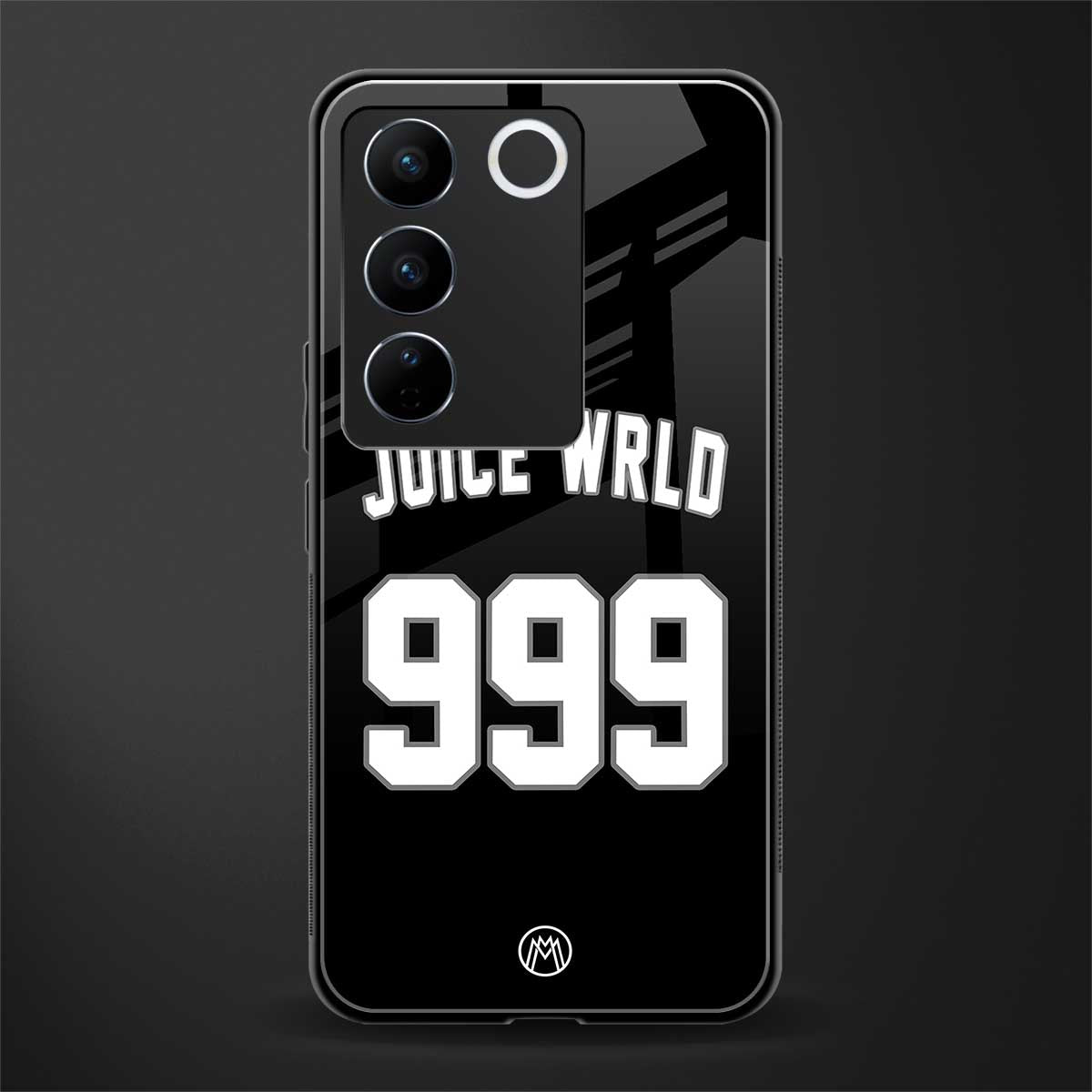 juice wrld 999 back phone cover | glass case for vivo v27 pro 5g
