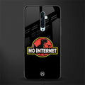 jurassic park no internet glass case for oppo reno 2z image