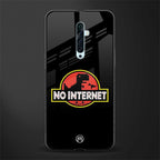 jurassic park no internet glass case for oppo reno 2z image