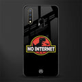 jurassic park no internet glass case for vivo u20 image