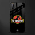 jurassic park no internet glass case for vivo s1 image
