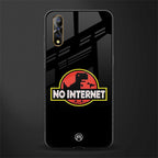 jurassic park no internet glass case for vivo s1 image
