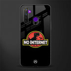 jurassic park no internet glass case for realme narzo 10 image